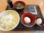 姫路の「すき家」で朝食