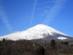 須走から見る富士山