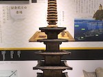国分寺の五重塔の模型も展示されている